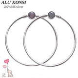 925 Sterling Silver Bracelet for Women with snake Charms, DIY Jewelry