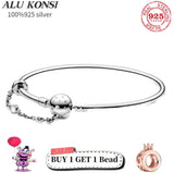 925 Silver Pan Bracelet for Women
