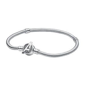 Sterling Silver Chain Bracelet for Women DIY Jewelry with CZ Charms