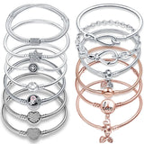 Sterling Silver Bracelet for DIY Jewelry Making with CZ Chain