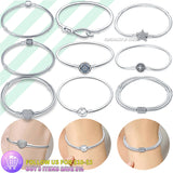 Sterling Silver Bracelet for DIY Jewelry Making with CZ Chain - Women