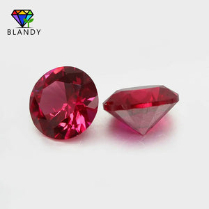 1000pcs 1.0~3.0mm 5# Red Synthetic Corundum Stones for Jewelry
