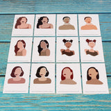 100Pcs Earrings Display Cards 6x9cm Paper Jewelry Packaging