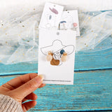 100Pcs Earrings Display Cards 6x9cm Paper Jewelry Packaging