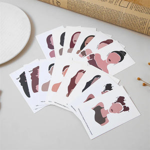 100Pcs Earrings Display Cards 6x9cm Paper Jewelry Packaging