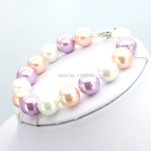 10mm Glass Round Beads Bracelet Women Girls Christmas Jewelry Making