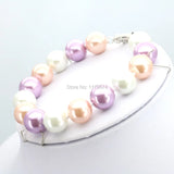 10mm Glass Round Beads Bracelet Women Girls Christmas Jewelry Making
