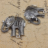 10pcs Elephant Alloy Pendant for Jewelry Making DIY Bracelet Necklace