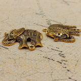10pcs Elephant Alloy Pendant for Jewelry Making DIY Bracelet Necklace