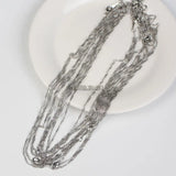 10pcs 2mm Water Wave Chain Necklaces 16" 18" 20" 24"