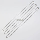 10pcs 2mm Water Wave Chain Necklaces 16" 18" 20" 24"