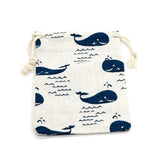 10pcs/lot Cotton Gift Bag 14x16cm Drawstring Pouches Linen Cotton Bags