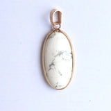 12PC Natural Stone Agate Golden Plated Oval Necklace Pendant