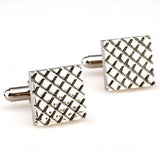 18 Styles Siver Stainless Steel Cufflinks 1 Pair Sale
