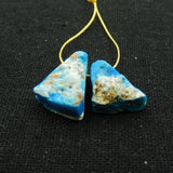 Natural Opal Side Drilled Earring Bead 16x12x7mm 3.2g