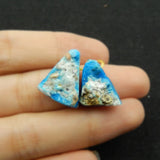 Natural Opal Side Drilled Earring Bead 16x12x7mm 3.2g
