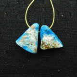 Natural Opal Side Drilled Earring Bead 16x12x7mm 3.2g