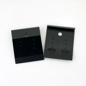 200pcs Velvet Earring Cards 4.4x5.2cm Jewelry Display Rectangle Tags