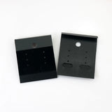 200pcs Velvet Earring Cards 4.4x5.2cm Jewelry Display Rectangle Tags