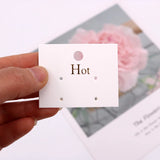 Golden Printing Earings Packaging Cards