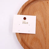 Golden Printing Earings Packaging Cards