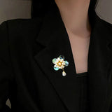 Natural Fresh Water Pearl Shell Butterfly Brooch - Lady Jewellery