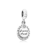 S925 Sterling Silver Bangle Football Beads Crown Love Pendant Fit Pando Bracelet