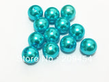 20mm 100pcs Light Chunky Round Pearl Acrylic Beads for Kids Jewelry Making