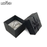 24Pcs Colorful Paper Jewelry Display Case Earrings Organizer Ring Storage Box