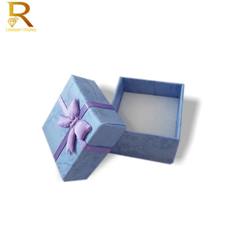 24Pcs Ring Organizer Box Earrings Storage Paper Jewellry Packaging Container