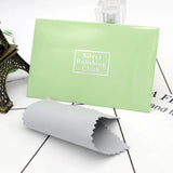 25Pcs Flannelette Sterling Silver Polishing Cloth 10x6cm