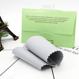25Pcs Flannelette Sterling Silver Polishing Cloth 10x6cm
