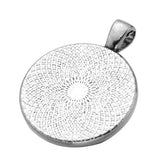 25mm DIY Necklace Alloy Round Bottom Accessories