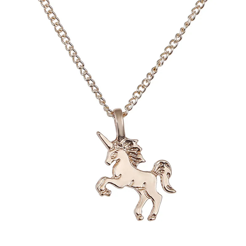 Women Power Necklaces Cat Ear Angel Wings Bird Animal Charm Chains Collar