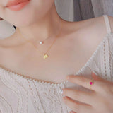Women Power Necklaces Cat Ear Angel Wings Bird Animal Charm Chains Collar