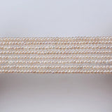 3.5-4mm Natural Pearl Button Freshwater Strands for Jewelry Making