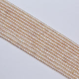 3.5-4mm Natural Pearl Button Freshwater Strands for Jewelry Making