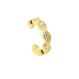 3 PcS 925 Sterling Silver Lip Cuff RingS EarringS Delicate DropShip