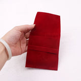30Pcs Small Clamshell Velvet Bags 9x9cm Jewelry Packaging Wedding Christmas