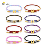 316L Stainless Steel Couple Bracelets Lucky Love Charm Bangle