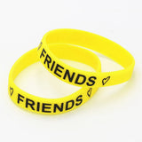 3PCS Motivational Forever Silicone Wristband Friendship Bracelet