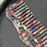 4mm Love-heart Hair Combs Anti-static 15-cm For Daily Use