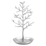 Alloy Jewelry Bird Tree Display Stand Holder Organizer Tower in 5 Colors
