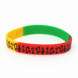 5PCS Music Note Silicone Wristband for Music Fans Concert