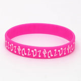 5PCS Music Note Silicone Wristband for Music Fans Concert