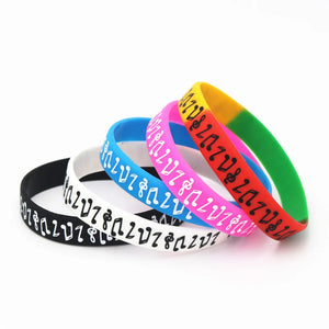 5PCS Music Note Silicone Wristband for Music Fans Concert