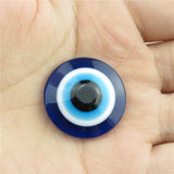 Resin Evil Eye Flat Beads Ojo Turco Charms For Jewelry Making