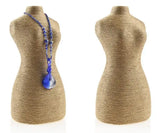 Hot 6 Colors Woman Rope Mannequin Necklaces Bust Stand