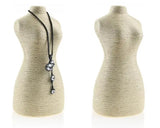 Hot 6 Colors Woman Rope Mannequin Necklaces Bust Stand