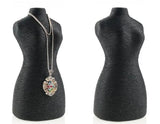 Hot 6 Colors Woman Rope Mannequin Necklaces Bust Stand